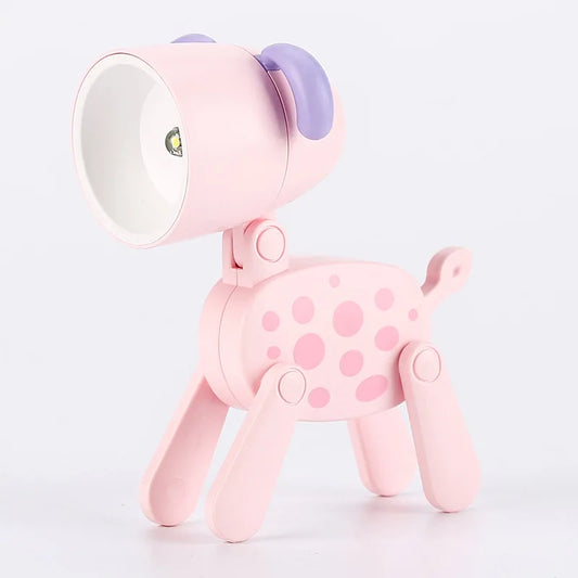 LED Nachtlicht Mini Klapp Schreibtisch Lampe Nette Haustier Lichter Hund Deer Tragbare Nachtlicht Student Wohnzimmer Dekor Geschenk