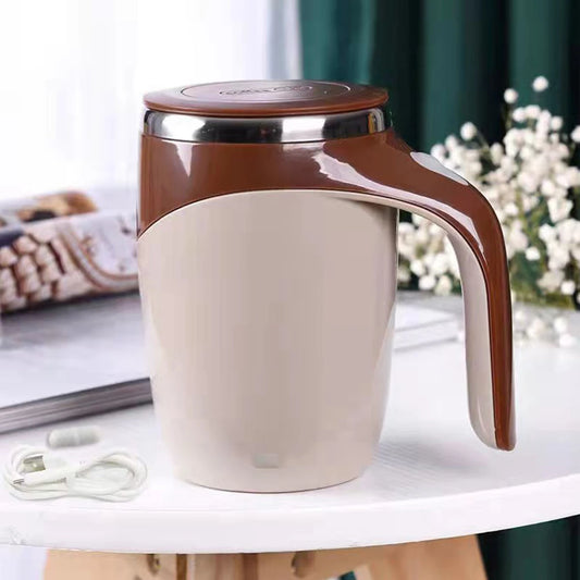 Automatischer Rühr becher Magnetischer Becher Edelstahl-Kaffee-Misch becher, Lazy Milch shake, rotierender, magnetischer Wasserbecher-Mixer