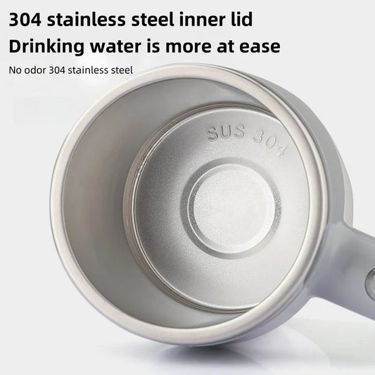 Automatischer Rührbecher aus Edelstahl 304, selbstrührender Magnetbecher für Kaffee und Milch, tragbarer elektrischer Mixer, wiederaufladbarer Wasserbecher