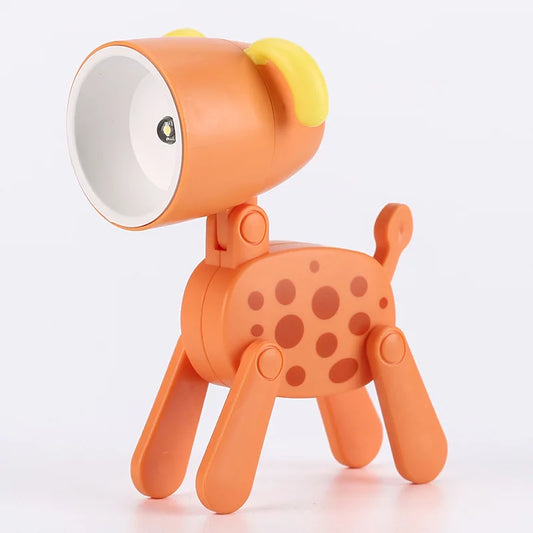 LED Nachtlicht Mini Klapp Schreibtisch Lampe Nette Haustier Lichter Hund Deer Tragbare Nachtlicht Student Wohnzimmer Dekor Geschenk