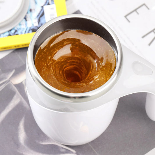 Automatischer Rühr becher Magnetischer Becher Edelstahl-Kaffee-Misch becher, Lazy Milch shake, rotierender, magnetischer Wasserbecher-Mixer