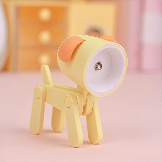 LED Nachtlicht Mini Klapp Schreibtisch Lampe Nette Haustier Lichter Hund Deer Tragbare Nachtlicht Student Wohnzimmer Dekor Geschenk