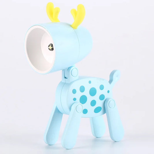 LED Nachtlicht Mini Klapp Schreibtisch Lampe Nette Haustier Lichter Hund Deer Tragbare Nachtlicht Student Wohnzimmer Dekor Geschenk