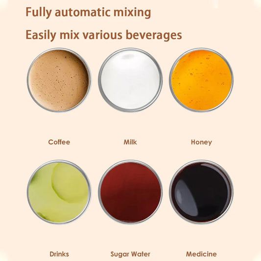 Automatisch rührender Kaffeebecher, magnetisch, elektrisch, Edelstahl, selbstmischend, Kaffeebecher, drehbar, für Zuhause, Büro, Reisen
