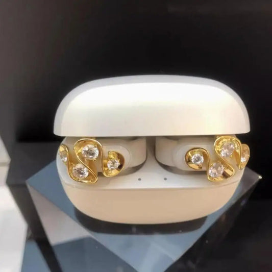 Kristall Zirkon Kopfhörer Clip Open-Ear Schmuck Exquisite Design Kopfhörer Zubehör Flash Diamond Personalisierte Drahtlose Ohrhörer