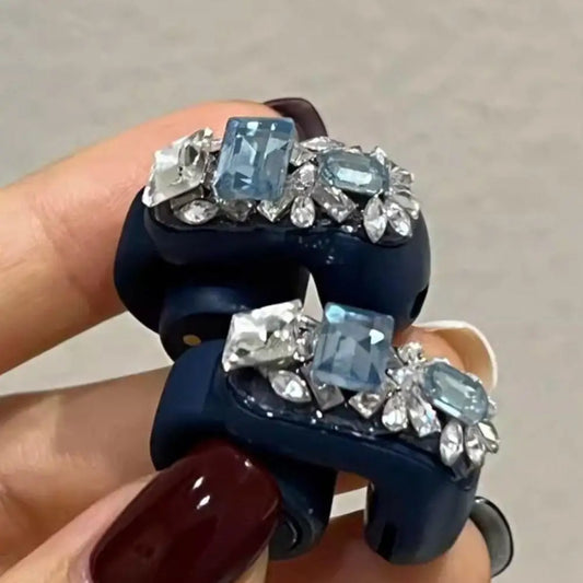 Kristall Zirkon Kopfhörer Clip Open-Ear Schmuck Exquisite Design Kopfhörer Zubehör Flash Diamond Personalisierte Drahtlose Ohrhörer