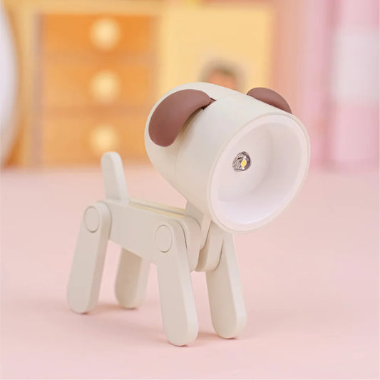 LED Nachtlicht Mini Klapp Schreibtisch Lampe Nette Haustier Lichter Hund Deer Tragbare Nachtlicht Student Wohnzimmer Dekor Geschenk