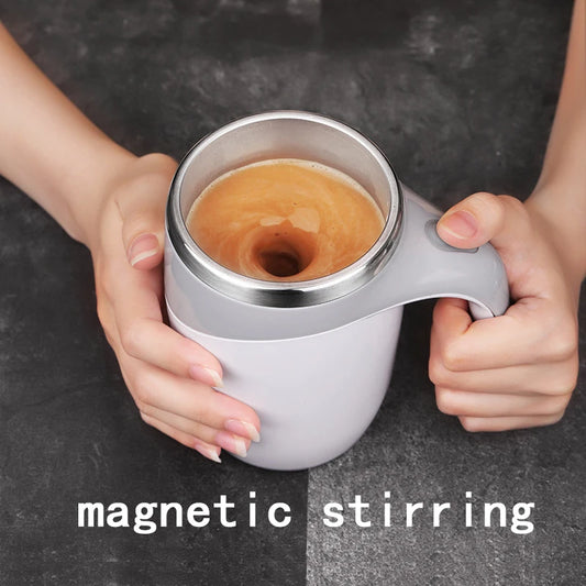 1 stücke Automatische Selbst Rühren Magnetische Becher Edelstahl Temperatur Differenz Kaffee Mischen Tasse Mixer Mixer Thermische Tasse