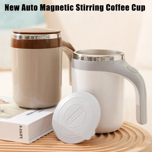 1 stücke Automatische Selbst Rühren Magnetische Becher Edelstahl Temperatur Differenz Kaffee Mischen Tasse Mixer Mixer Thermische Tasse