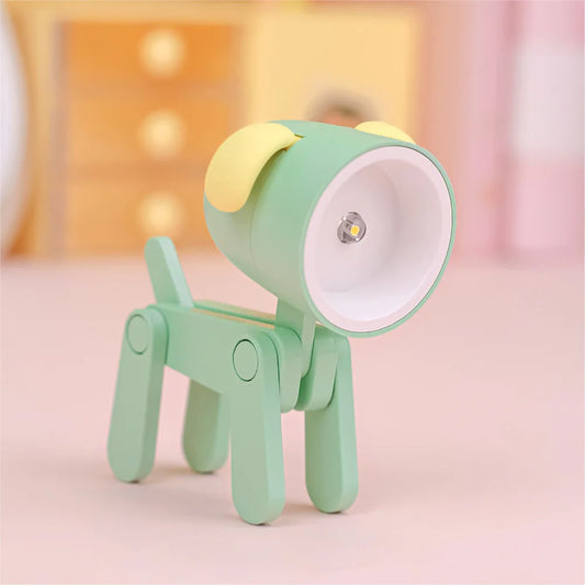 LED Nachtlicht Mini Klapp Schreibtisch Lampe Nette Haustier Lichter Hund Deer Tragbare Nachtlicht Student Wohnzimmer Dekor Geschenk