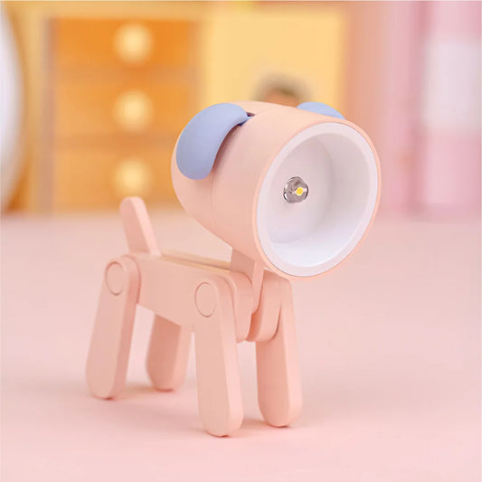 LED Nachtlicht Mini Klapp Schreibtisch Lampe Nette Haustier Lichter Hund Deer Tragbare Nachtlicht Student Wohnzimmer Dekor Geschenk