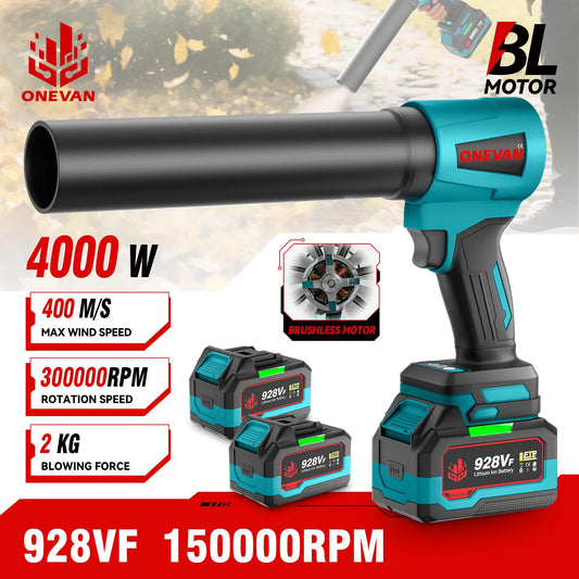 4000 W bürstenlos 300000 RPM Elektrische Turbo Gebläse Jet Fan Handheld Laub Gebläse Staub Blasen Werkzeug Fit für 21V 18V Batterie Pins