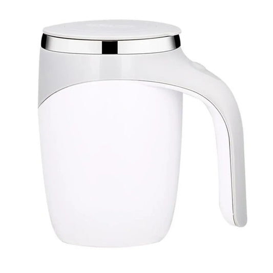 Automatischer Rührbecher, tragbar, wiederaufladbar, rotierender Rührbecher aus Edelstahl für Kaffee und Milchshake, geeignet für Zuhause auf Reisen