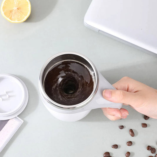 Automatischer Rühr becher Magnetischer Becher Edelstahl-Kaffee-Misch becher, Lazy Milch shake, rotierender, magnetischer Wasserbecher-Mixer