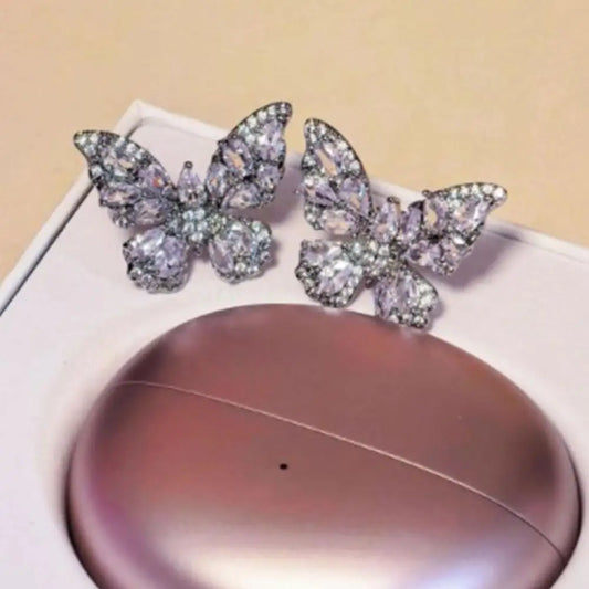 Kristall Zirkon Kopfhörer Clip Open-Ear Schmuck Exquisite Design Kopfhörer Zubehör Flash Diamond Personalisierte Drahtlose Ohrhörer